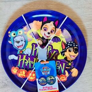 Nickelodeon Paw Patrol Halloween Treat Plates 2-Pk